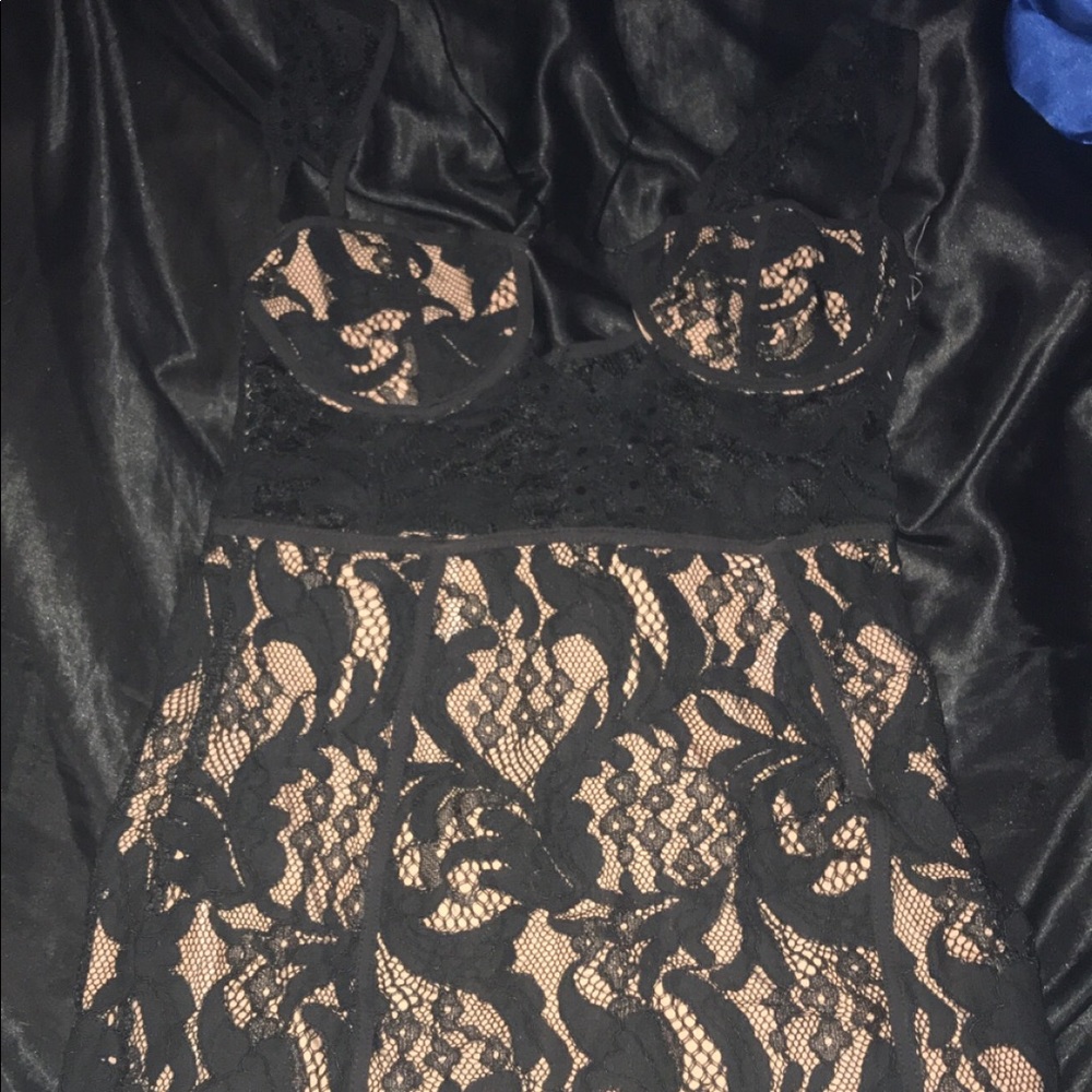 Black and Tan strappy dress
